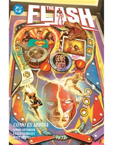 Portada de DC PREMIERE. AMANECER DE DC. THE FLASH 03 COMO ES ARRIBA de SIMON SPURRIER, PANINI, ISBN 9791370582098