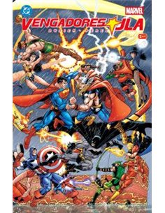 Portada de DC EDICION FACSIMIL. VENGADORES/JLA 02 de KURT BUSIEK, PANINI, ISBN 9791370581992
