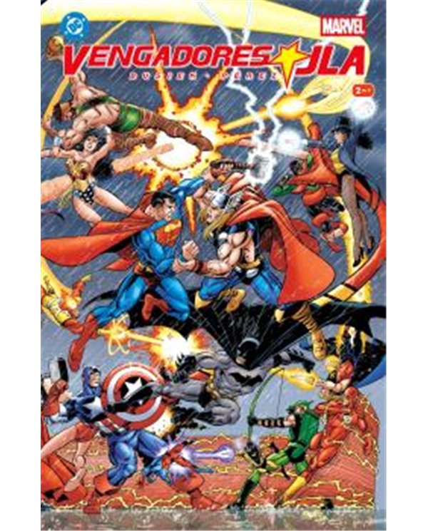 Portada de DC EDICION FACSIMIL. VENGADORES/JLA 02 de KURT BUSIEK, PANINI, ISBN 9791370581992