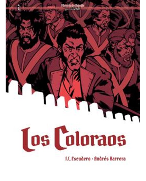 Portada de LOS COLORAOS de J.L. ESCUDERO, CASCABORRA EDICIONES, ISBN 9791399295207