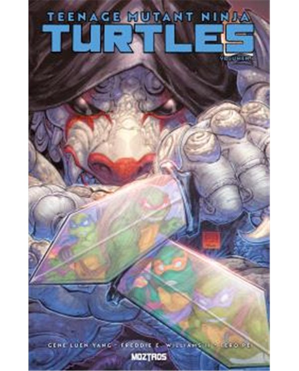 Portada de TEENAGE MUTANT NINJA TURTLES 03. UJIGAMI de GENE LUEN YANG, MOZTROS, ISBN 9791388484049
