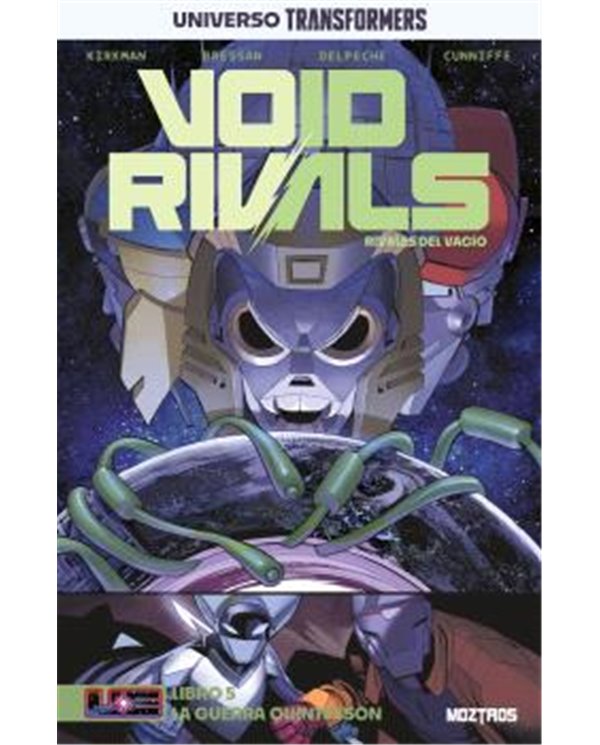 Portada de VOID RIVALS 05 - LA GUERRA QUINTESSON de ROBERT KIRKMAN, MOZTROS, ISBN 9791388484056