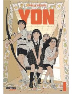 Portada de YON VOL. 01 (DE 02) de CAMILLE BROUTIN, MOZTROS, ISBN 9791388484070