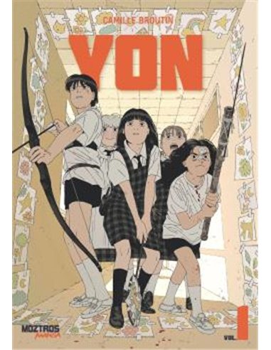 Portada de YON VOL. 01 (DE 02) de CAMILLE BROUTIN, MOZTROS, ISBN 9791388484070