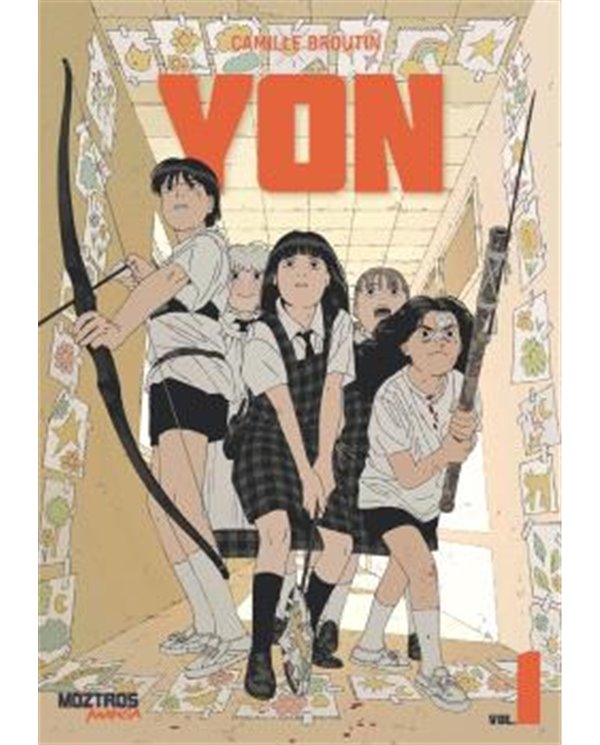 Portada de YON VOL. 01 (DE 02) de CAMILLE BROUTIN, MOZTROS, ISBN 9791388484070