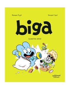 Portada de BIGA 08. ALDAKETAK DATOZ! (EUSKERA) de ROMAIN PUJOL, ASTIBERRI EDICIONES, ISBN 9788410332225