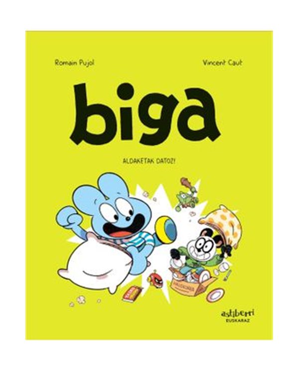 Portada de BIGA 08. ALDAKETAK DATOZ! (EUSKERA) de ROMAIN PUJOL, ASTIBERRI EDICIONES, ISBN 9788410332225