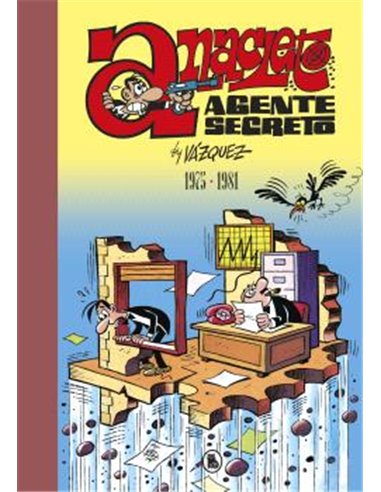 Portada de ANACLETO. AGENTE SECRETO 1975 - 1981  (BRUGUERA - SD) de MANUEL VAZQUEZ, RANDOM SD EXCLUSIVO, ISBN 9788401041389