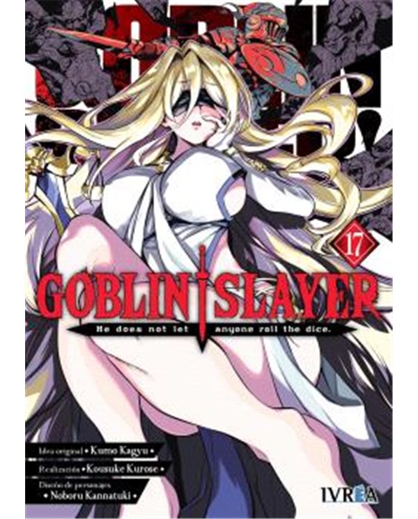 Portada de GOBLIN SLAYER 17 de KUMO KAGYU, IVREA, ISBN 9791388487446