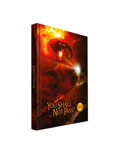 LIBRETA CON LUZ YOU SHALL NOT PASS EL SEãOR DE LOS ANILLOS 8435450251306