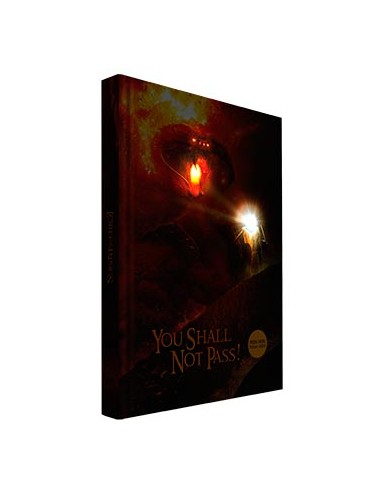 LIBRETA CON LUZ YOU SHALL NOT PASS EL SEãOR DE LOS ANILLOS 8435450251306
