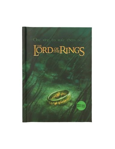 LOTR LIBRETA CON LUZ THE LORD OF THE RINGS 8435450251320