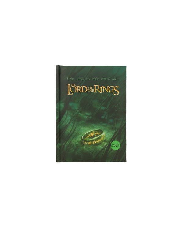 LOTR LIBRETA CON LUZ THE LORD OF THE RINGS 8435450251320