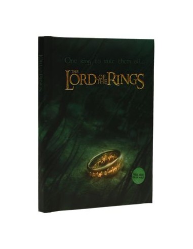 LOTR LIBRETA CON LUZ THE LORD OF THE RINGS 8435450251320
