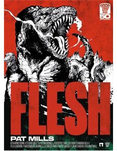 Portada de FLESH de PAT MILLS, DOLMEN EDICIONES, ISBN 9791388441158