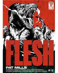 Portada de FLESH de PAT MILLS, DOLMEN EDICIONES, ISBN 9791388441158