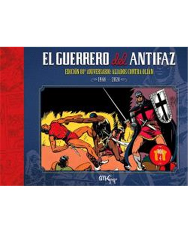 Portada de EL GUERRERO DEL ANTIFAZ: EDICION 80 ANIVERSARIO 04 de MANUEL GAGO, DOLMEN EDICIONES, ISBN 9791388441073