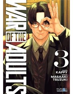 Portada de WAR OF THE ADULTS 03 de KAPPY, IVREA, ISBN 9791388487491