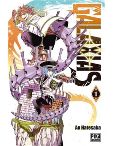 Portada de GALAXIAS 01 de AO HATESAKA, PIKA EDICIONES, ISBN 9782811699475