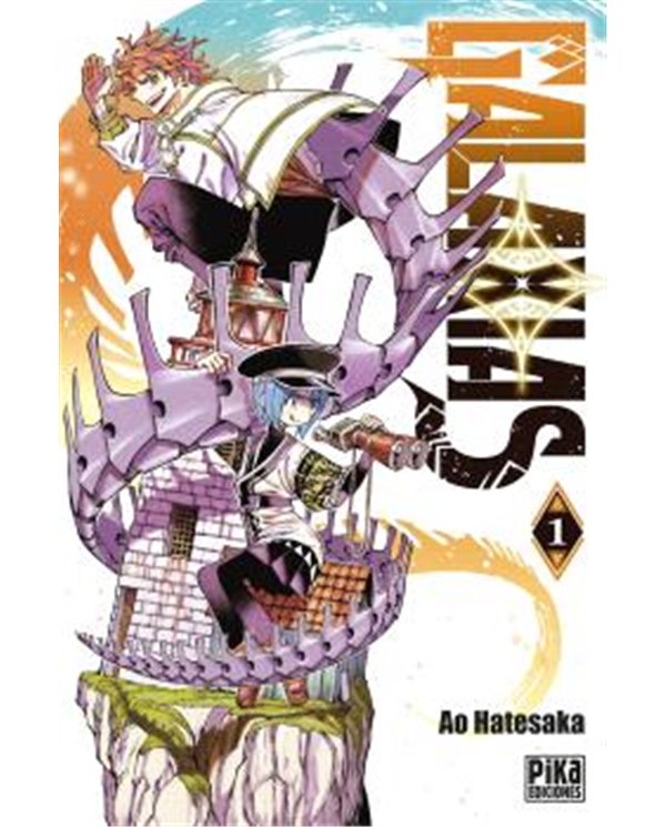 Portada de GALAXIAS 01 de AO HATESAKA, PIKA EDICIONES, ISBN 9782811699475