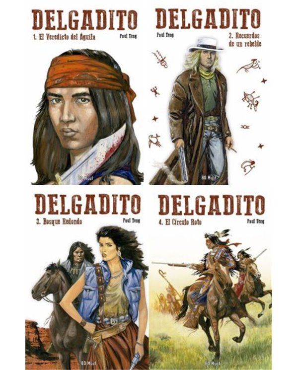 Portada de PACK DELGADITO VOL. 01 A 04 de PAUL TENG, TRILITA EDICIONES, ISBN 9788416249985