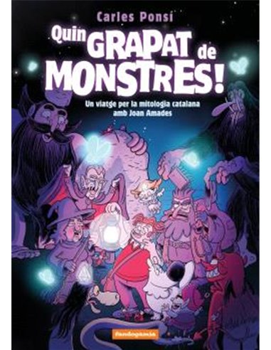 Portada de QUIN GRAPAT DE MONSTRES! de CARLES PONSI, FANDOGAMIA, ISBN 9788410126688