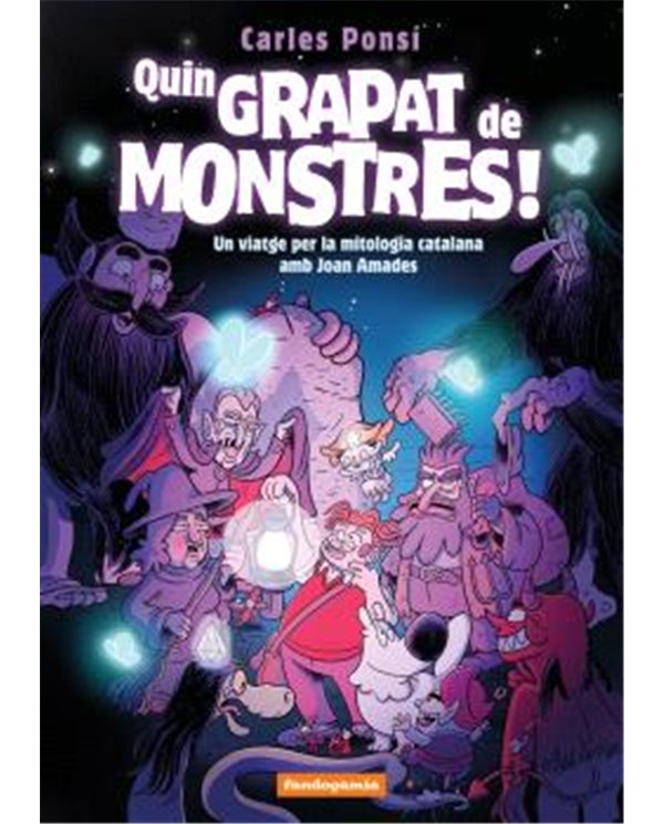 Portada de QUIN GRAPAT DE MONSTRES! de CARLES PONSI, FANDOGAMIA, ISBN 9788410126688