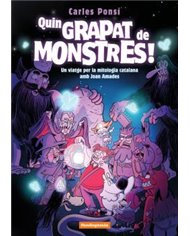 Portada de QUIN GRAPAT DE MONSTRES! de CARLES PONSI, FANDOGAMIA, ISBN 9788410126688