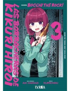 Portada de BOCCHI THE ROCK! LAS BORRACHERAS DE KIKURI HIROI VOL 03 de AKI HAMAZI, IVREA, ISBN 9791388487422