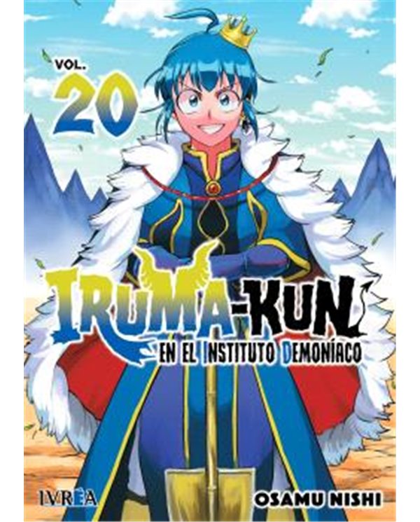 Portada de IRUMA-KUN EN EL INSTITUTO DEMONIACO 20 de OSAMU NISHI, IVREA, ISBN 9791388487583