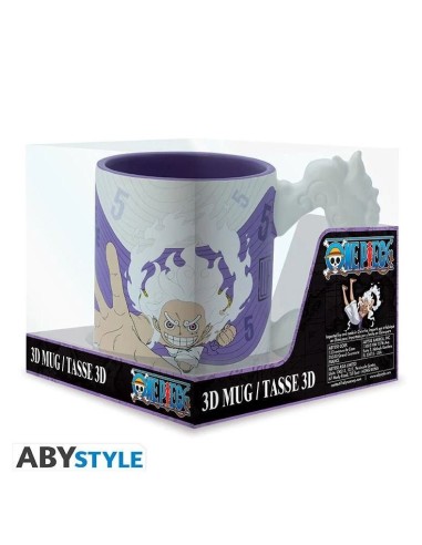 TAZA CON ASA 3D LUFFY 5ª GEAR ONE PIECE 23665361175081