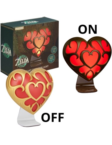 Lámpara contenedor de corazones | lámpara Zelda | Frikomics