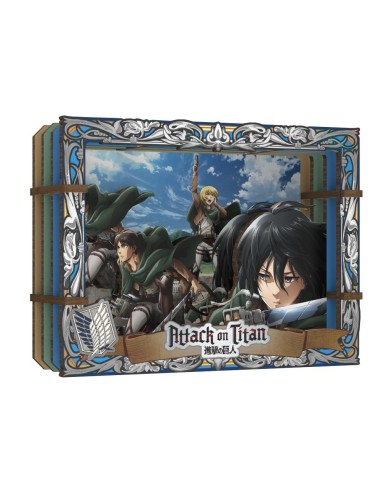 Caja sorpresa Attack on Titan | figuras de madera Attack on Titan
