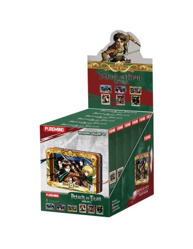 Caja sorpresa Attack on Titan | figuras de madera Attack on Titan