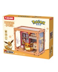 MAQUETA POKEMON EVEE ESTACION AUTOBUSES 6973817325342