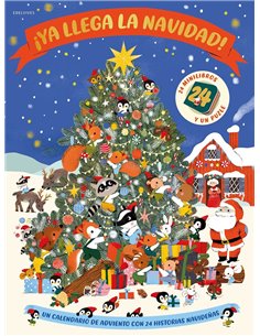 Portada de YA LLEGA LA NAVIDAD CALENDARIO MINILIBROS ADVIENTO de WILLOW MARNIE, EDELVIVES, ISBN 9788414073544