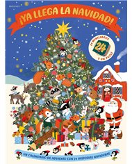 Portada de YA LLEGA LA NAVIDAD CALENDARIO MINILIBROS ADVIENTO de WILLOW MARNIE, EDELVIVES, ISBN 9788414073544