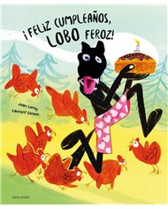 Portada de FELIZ CUMPLEAÑOS LOBO FEROZ de LEROY  JEAN, EDELVIVES, ISBN 9788414073926