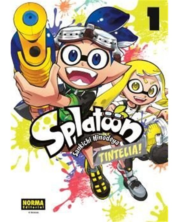 Portada de SPLATOON TINTELIA 1 de SANKICHI HINODEYA, NORMA, ISBN 9788467980967