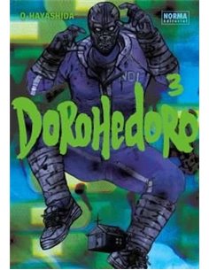Portada de DOROHEDORO 3 INTEGRAL de Q-HAYASHIDA, NORMA, ISBN 9788467981032