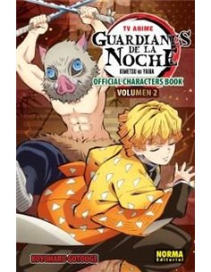 Portada de TV ANIME GUARDIANES DE LA NOCHE OFFICIAL CHARACTER BOOK 2 de KOYOHARU GOTOUGE, NORMA, ISBN 9788467979626