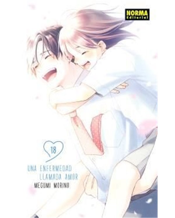 Portada de UNA ENFERMEDAD LLAMADA AMOR 18 ED ESPECIAL de MEGUMI MORINO, NORMA, ISBN 9788467984934