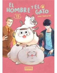 Portada de EL HOMBRE Y EL GATO 13 de UMI SAKURAI, NORMA, ISBN 9788467981407