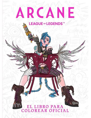 Portada de ARCANE EL LIBRO PARA COLOREAR OFICIAL de CHUI KANELA, NORMA, ISBN 9788467985306