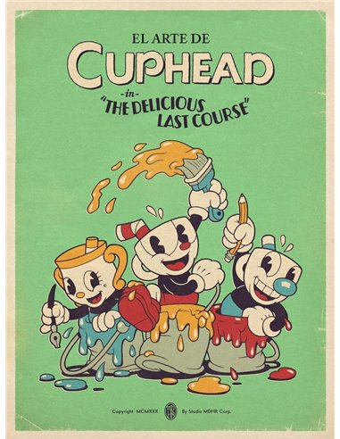 Portada de EL ARTE DE CUPHEAD IN THE DELICIOUS LAST COURSE de ELI CYMET, NORMA, ISBN 9788467984422