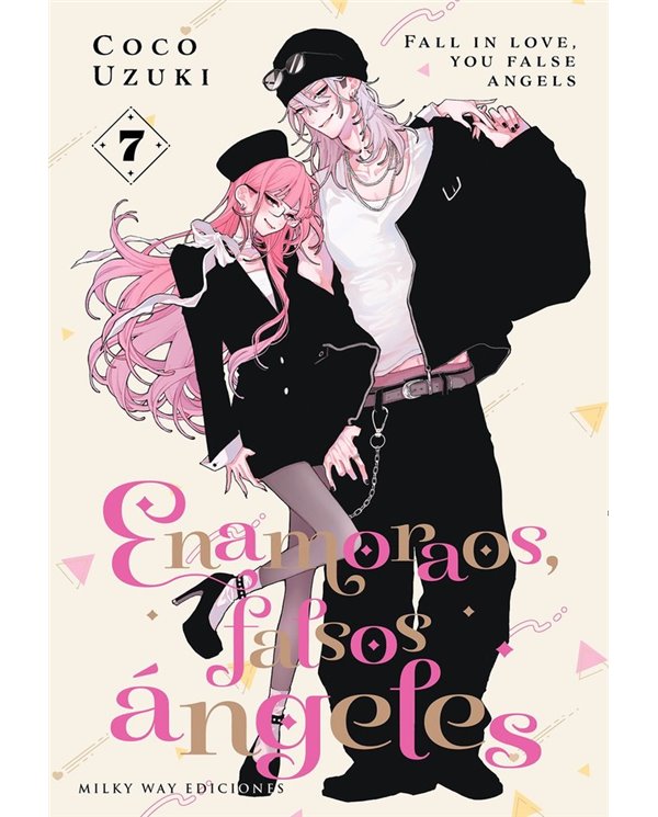 Portada de ENAMORAOS FALSOS ANGELES 7 de UZUKI,COCO, MILKY WAY, ISBN 9791388495168