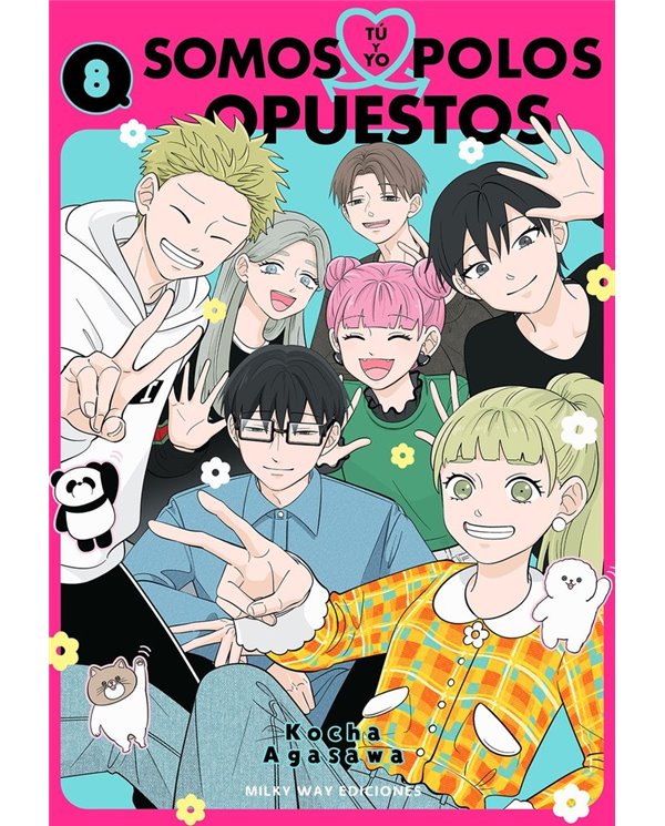 Portada de TU Y YO SOMOS POLOS OPUESTOS 8 de AGASAWA,KOCHA, MILKY WAY, ISBN 9791388495076