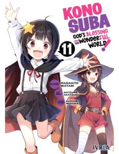Portada de KONOSUBA 11 de MASAHITO WATARI, IVREA, ISBN 9791388487972