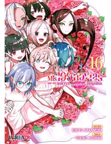 Portada de MIS 100 NOVIAS QUE ME QUIEREN MOGOLLON MOGOLLON 16 de RIKITO NAKAMURA, IVREA, ISBN 9791388487880