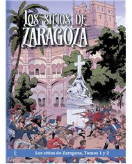 Portada de PACK LOS SITIOS DE ZARAGOZA de COLOMA DANIEL/CORROTO ROBERTO, CASCABORRA EDICIONES, ISBN 9791399295238